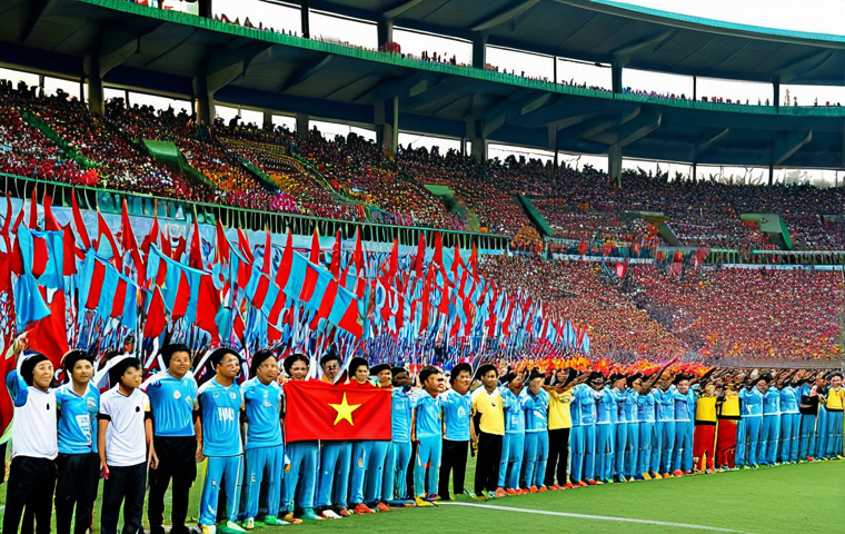 스포츠경영관리사와 스포츠 트렌드 분석 - Thể thao (Sports)**

A crowded stadium in Hanoi, Vietnam, during a V.League football match. Fans are...