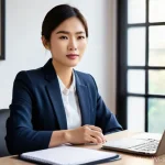 스포츠경영관리사 자격증 이력서 작성 팁 - **Prompt 1: Professional Sports Management CV Creation**
    "A confident and focused young Vietname...